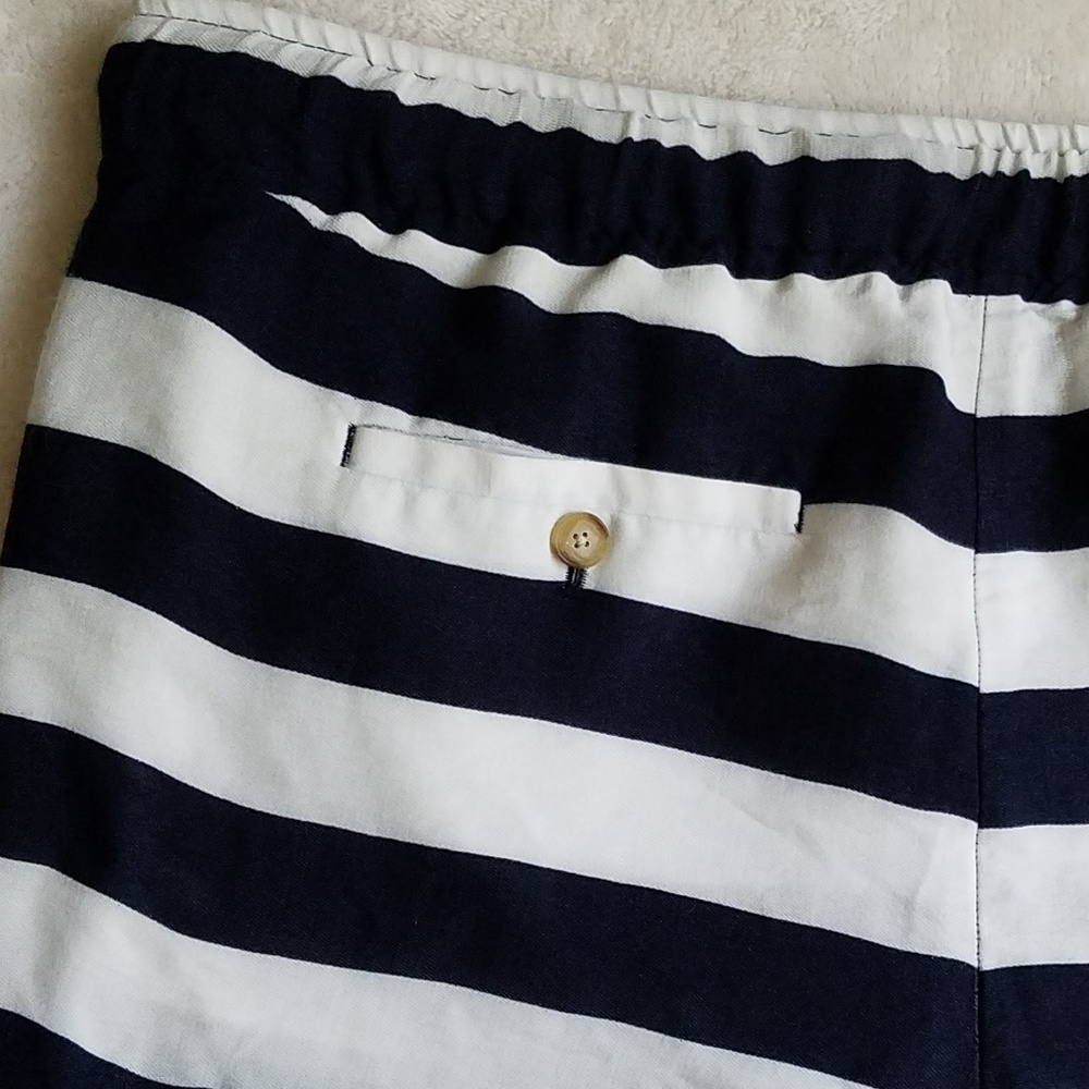 LOFT Nautical Elastic Waist Shorts 5” Inseam NWOT - Picture 6 of 8